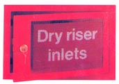 Dry riser inlets